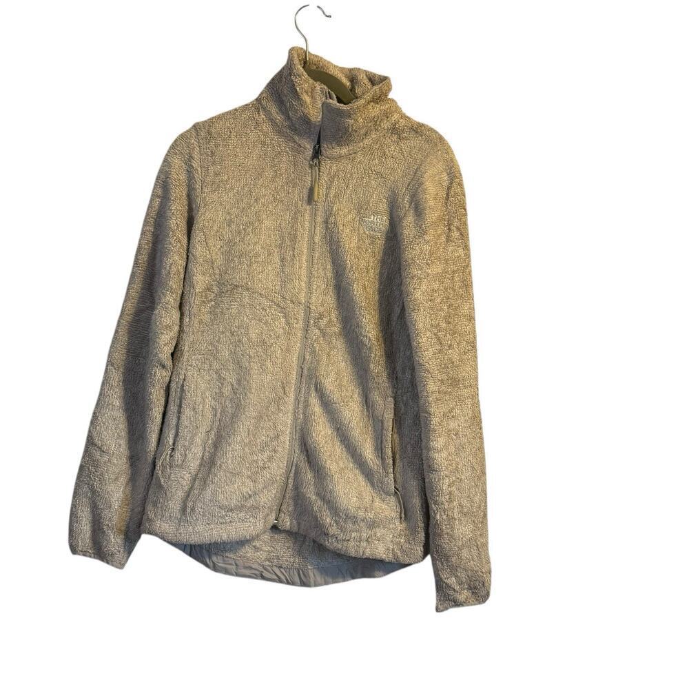 The North Face Women’s S Oatmeal Sherpa Fleece Full Zip Jacket Soft Warm Cozy
